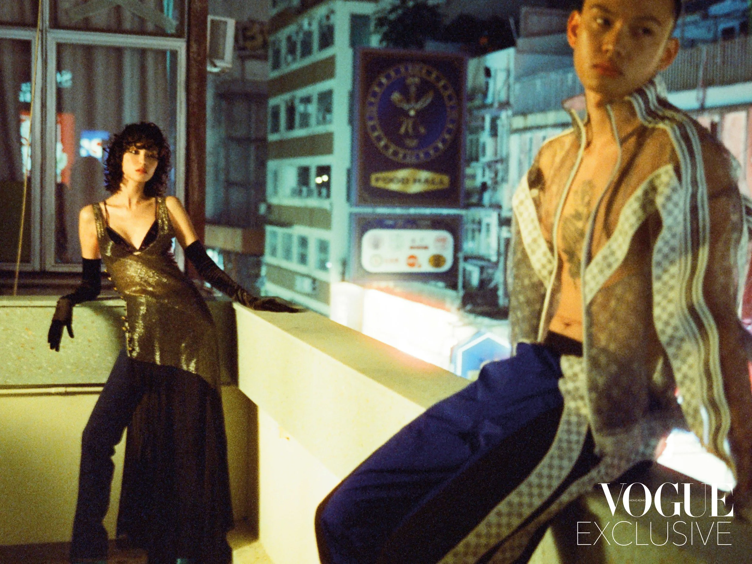 Louise Wong in Wing Shya's Homage to Hong Kong in Vogue UK — Anne